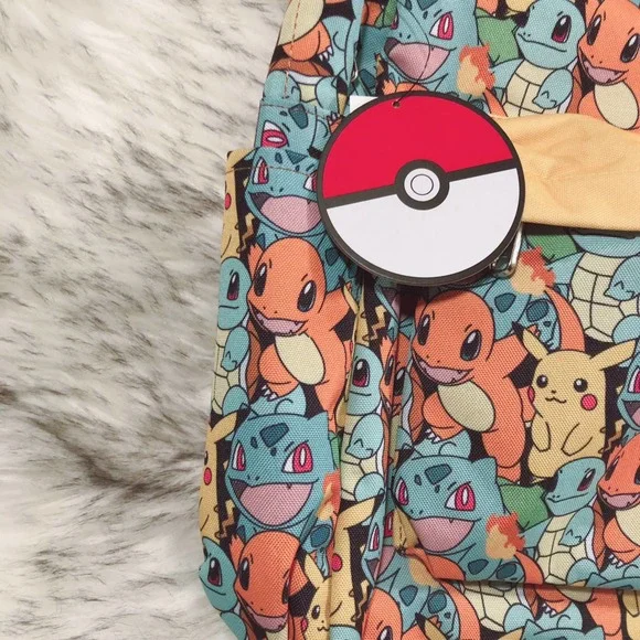 NWT Loungefly Pokémon Pikachu, Squirtle, Bulbasaur  display picture 1